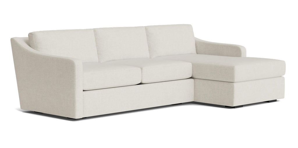 Meera Chaise Sectional in Natural Latex