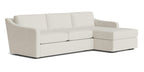 Meera Chaise Sectional in Natural Latex
