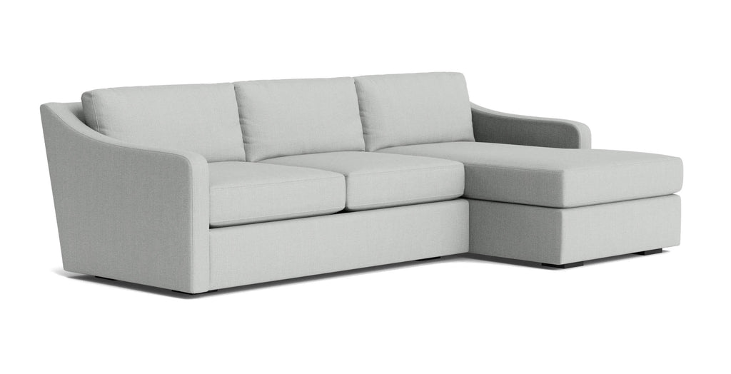 Meera Chaise Sectional in Natural Latex