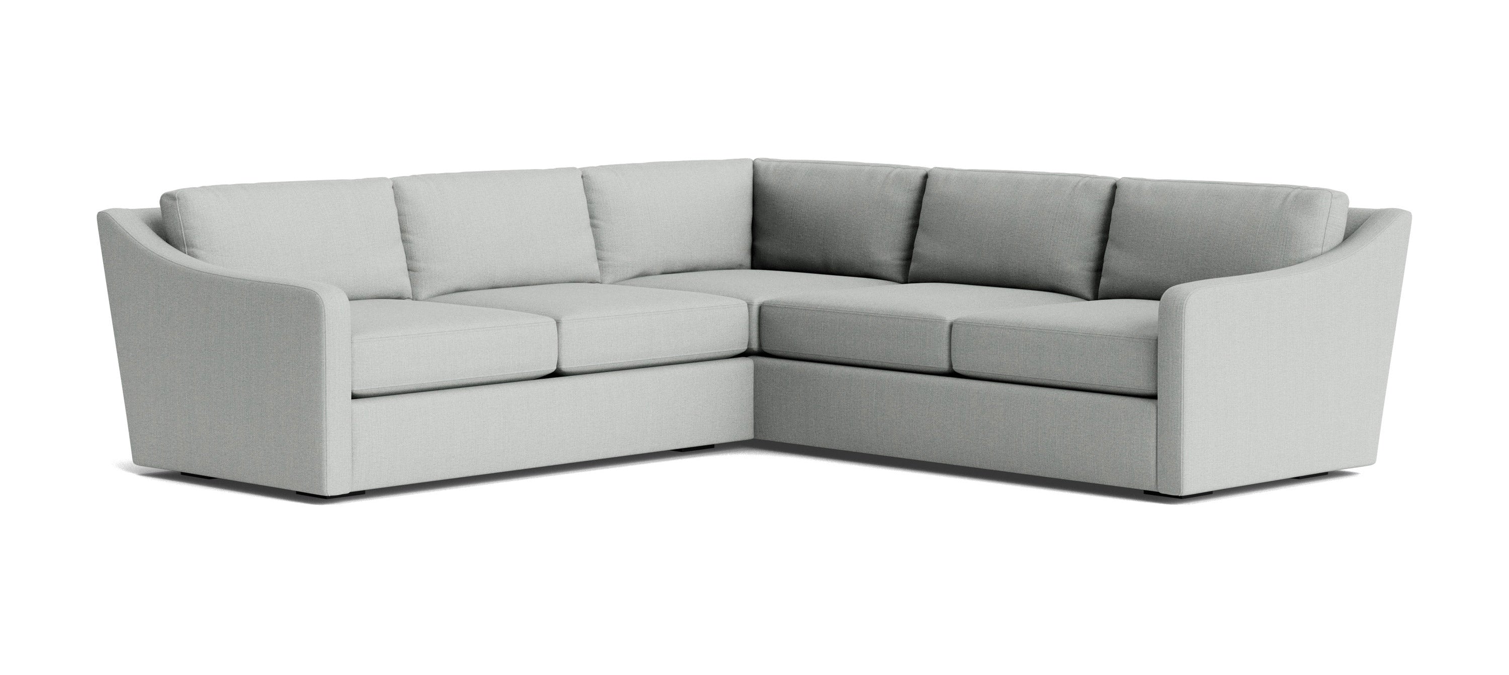 Meera Corner Sectional in Natural Latex
