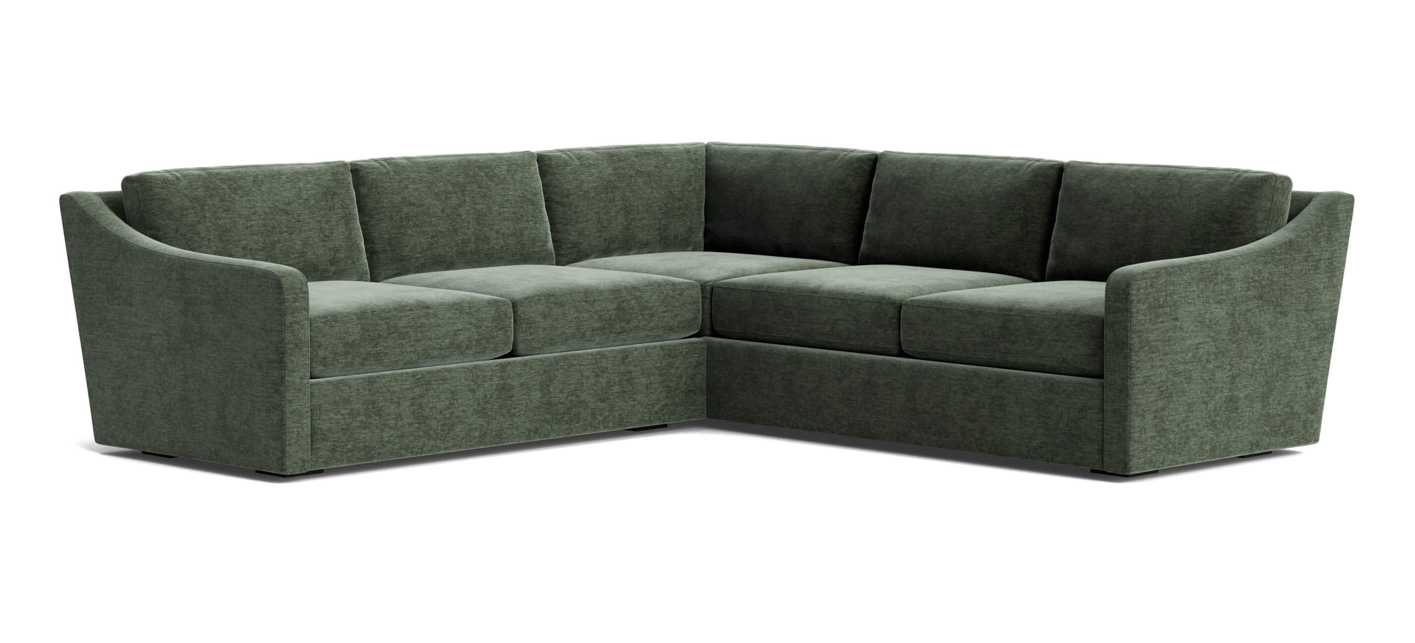 Meera Corner Sectional in Natural Latex
