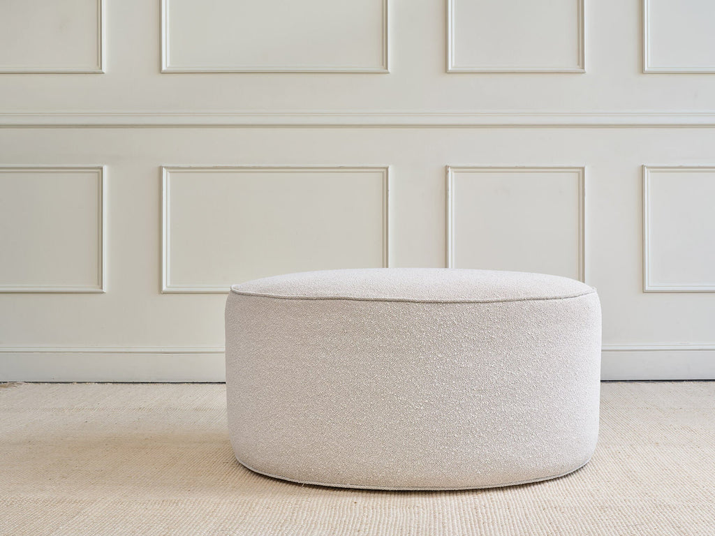 Norah Ottoman in Natural Latex