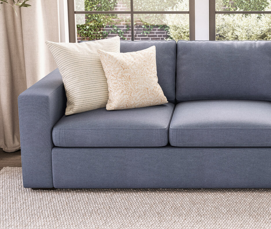 Rio Plush Bumper Sectional