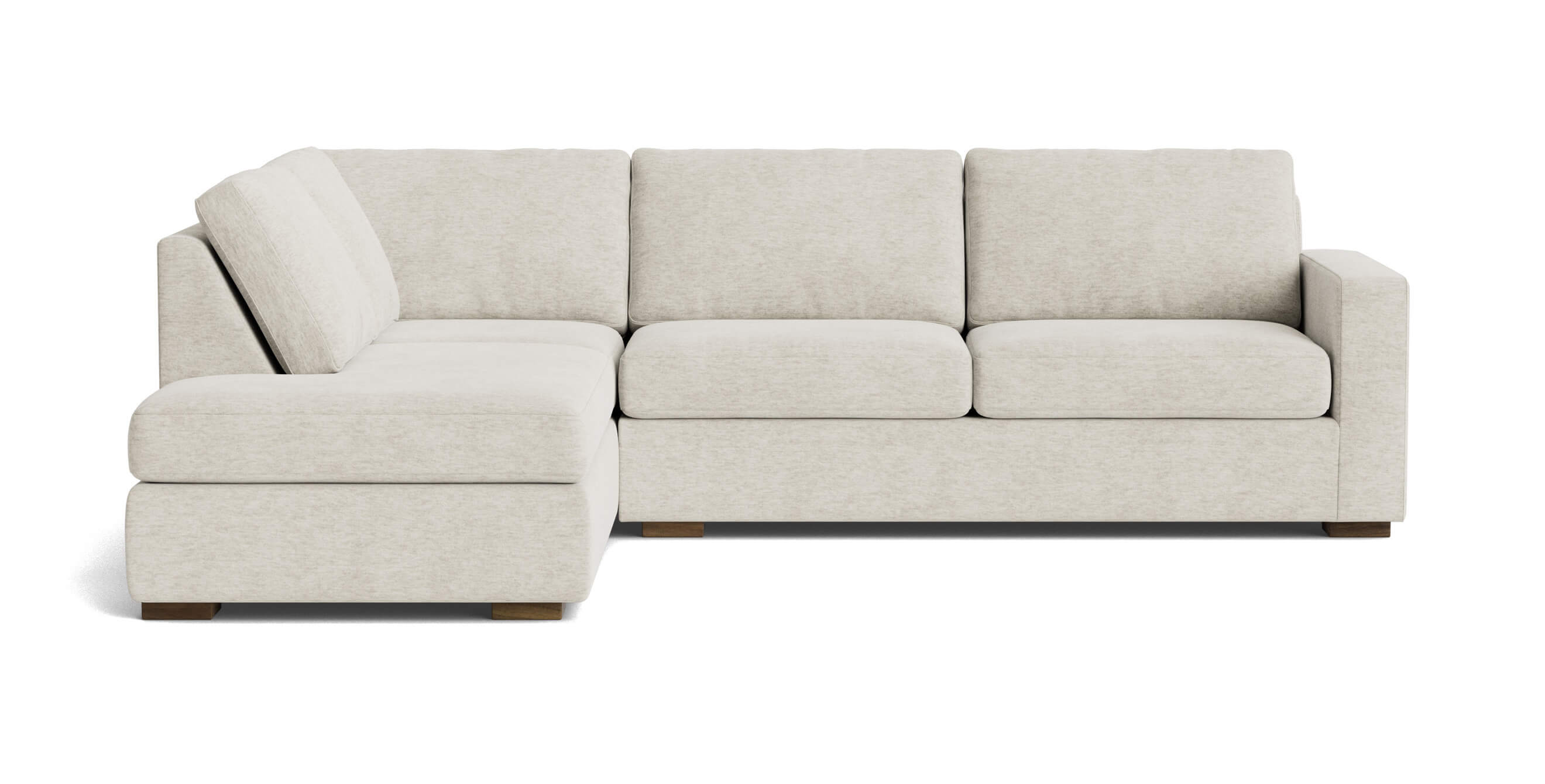 Rio Bumper Sleeper Sectional in Natural Latex