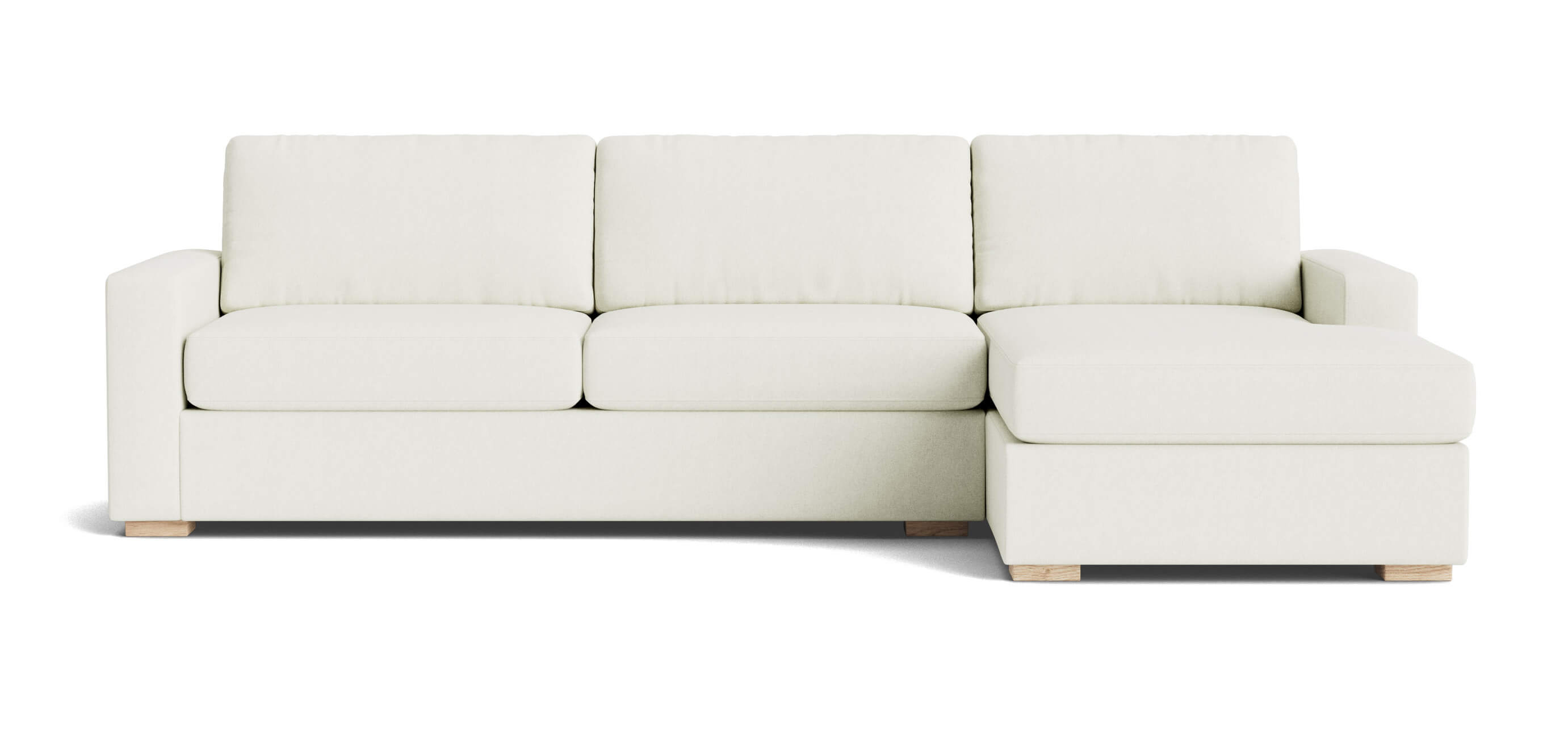 Rio Chaise Sleeper Sectional in Natural Latex