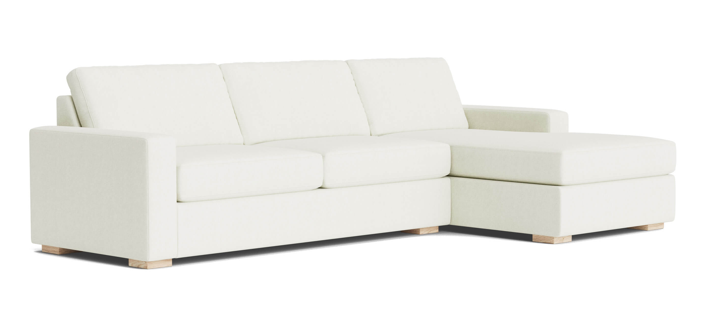 Rio Chaise Sleeper Sectional in Natural Latex