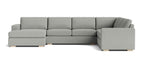 Rio Plush U Sectional in Natural Latex