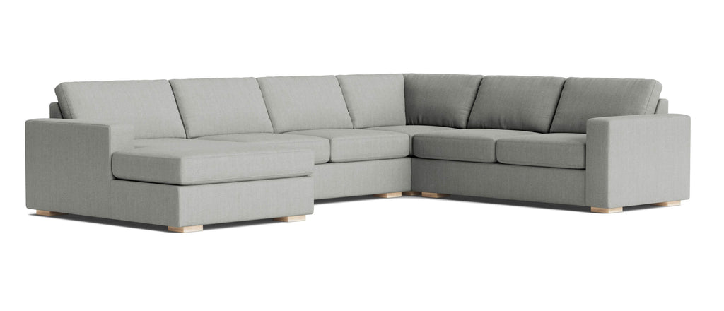 Rio Plush U Sectional in Natural Latex
