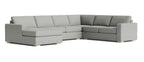 Rio Plush U Sectional in Natural Latex