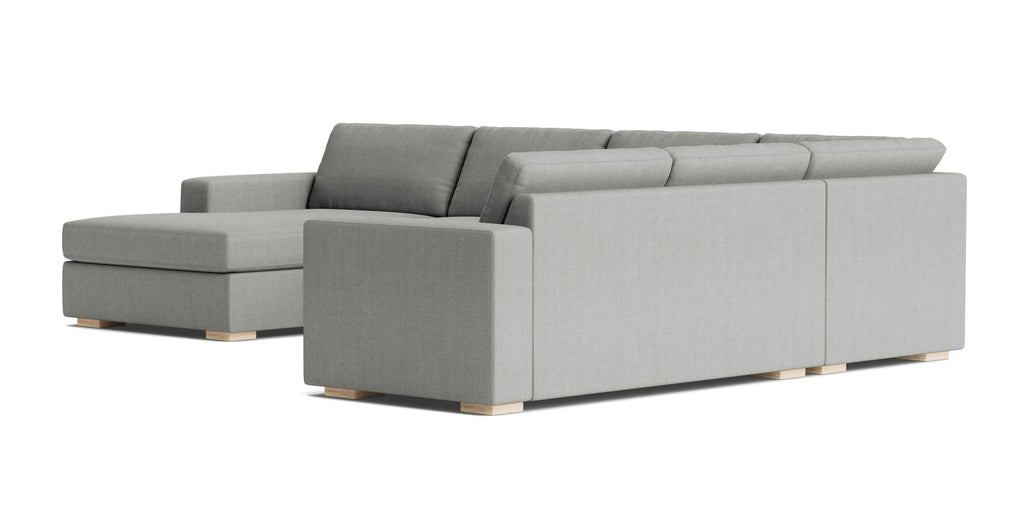 Rio Plush U Sectional in Natural Latex