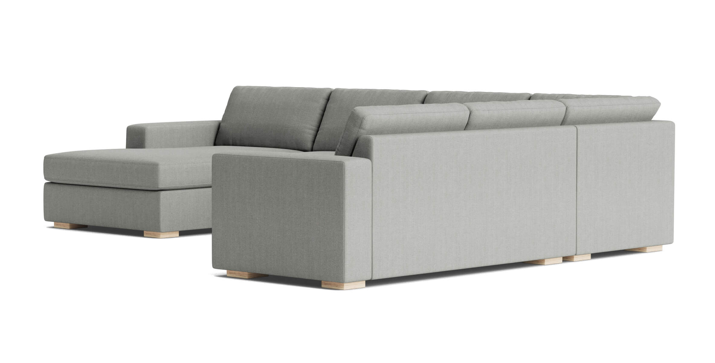 Rio Plush U Sectional in Natural Latex