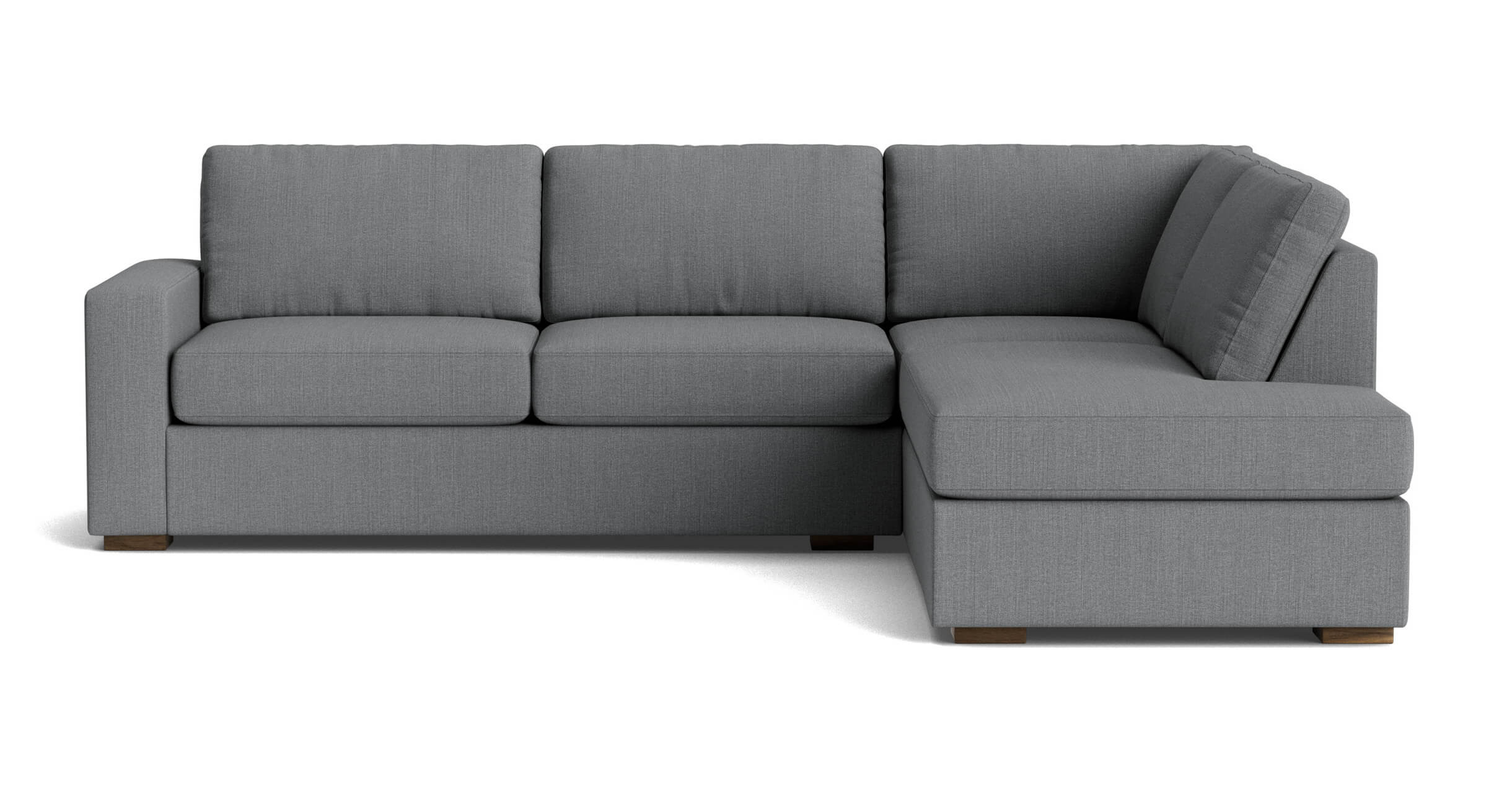 Rio Plush Bumper Sectional