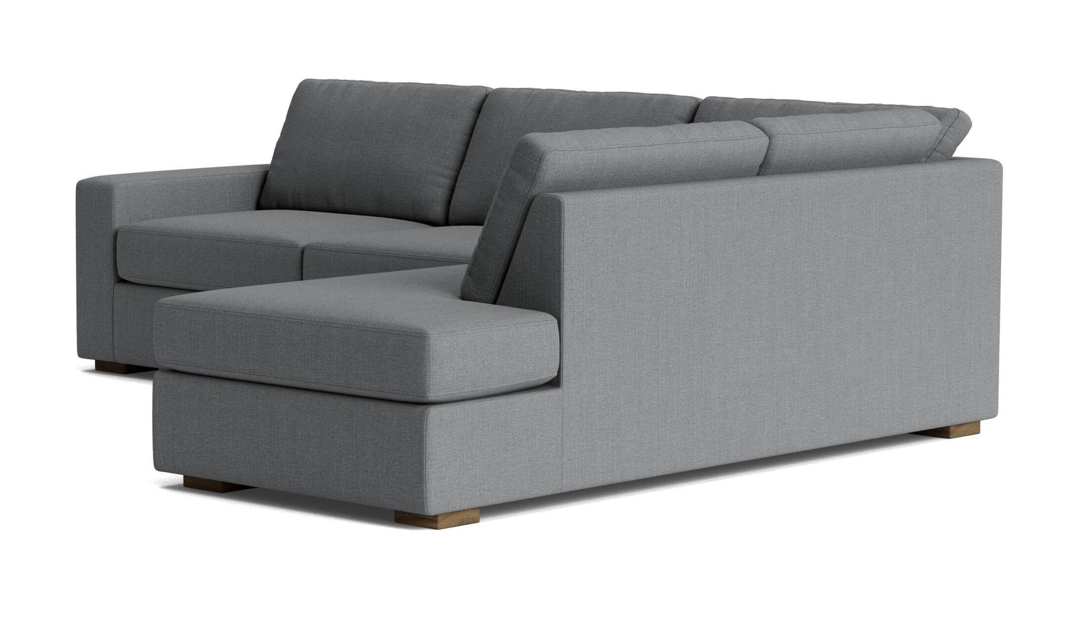 Rio Plush Bumper Sectional
