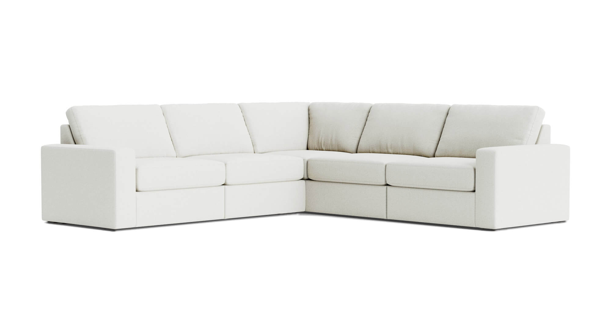 Rio Plush Modular Corner Sectional in Natural Latex