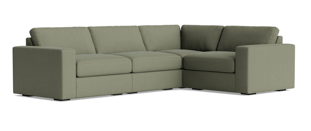 Rio Plush Modular Corner Sectional in Natural Latex