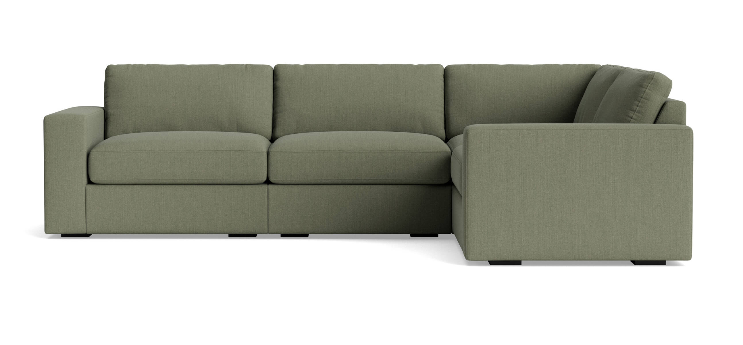 Rio Plush Modular Corner Sectional in Natural Latex